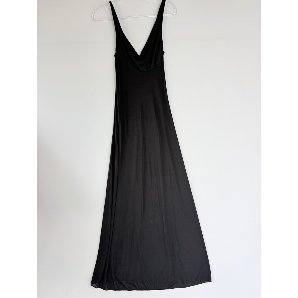 John Kloss for Cira Nightgown Slip Maxi Dress Womens XS Black Vintage